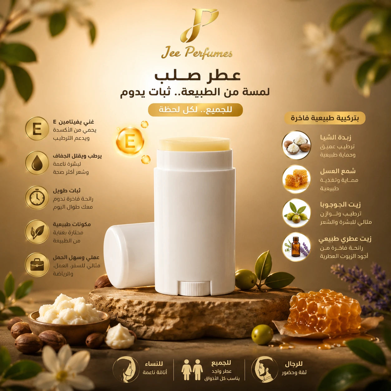 Pocket Solid perfume Jee Perfumes