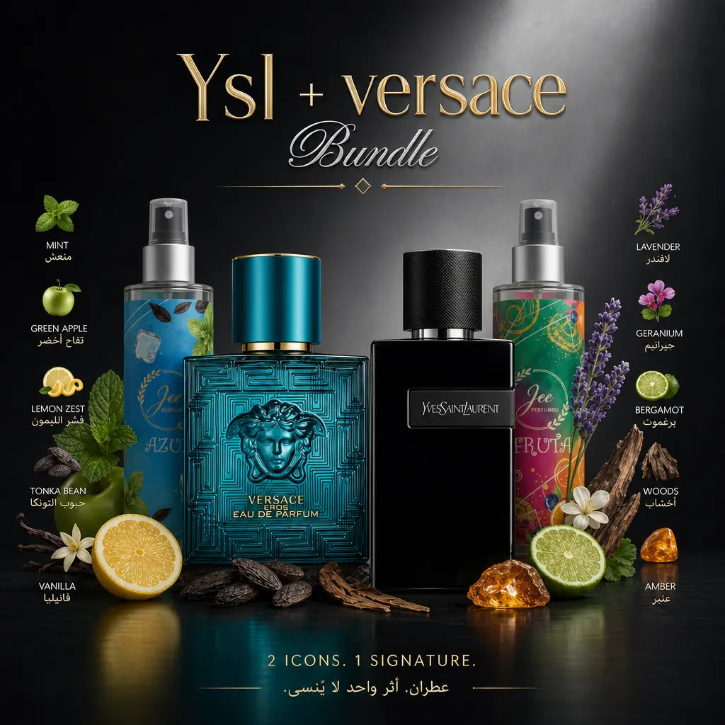 YSL le parfum + versace eros (100 ml Bundle) Jee Perfumes